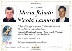 Maria Ribatti e Nicola Lamura