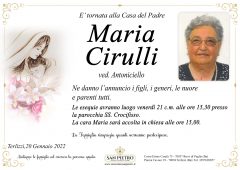 Maria Cirulli  ved. Antoniciello