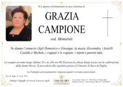 Grazia Campione ved. Montaruli