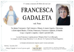 Francesca Gadaleta ved. Prato
