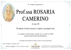 Prof.ssa Rosaria Camerino