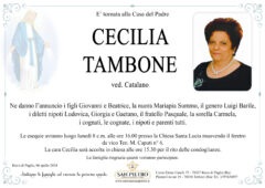 Cecilia Tambone ved. Catalano