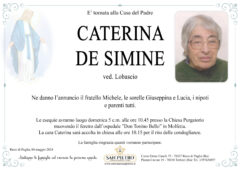 Caterina De Simine ved. Lobascio