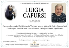 Luigia Capursi ved. Fracchiolla