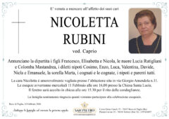 Nicoletta Rubini ved. Caprio
