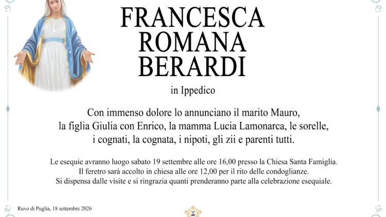 Francesca Romana Berardi in Ippedico