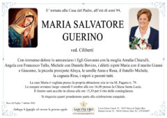 Maria Salvatore Guerino ved. Ciliberti